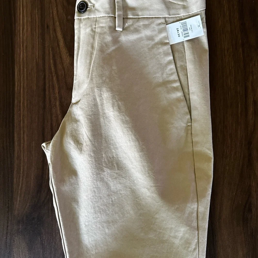 Gap Skinny Leg Stretch Mid Rise Pants 28x30 Khaki Men's (School Uniform Style)
